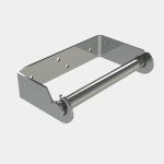 Toilet Roll Holder - Chrome Plated Steel - Emro